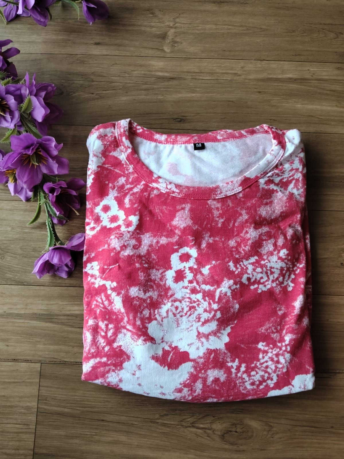 PINK TYE &DYE ZIPLESS GOWN-FG-03