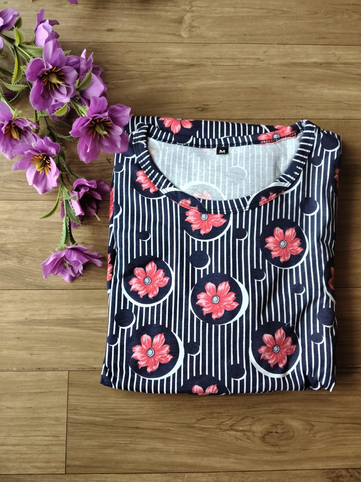 DARK BLUE RED FLOPWERS ZIPLESS GOWN-FG-33