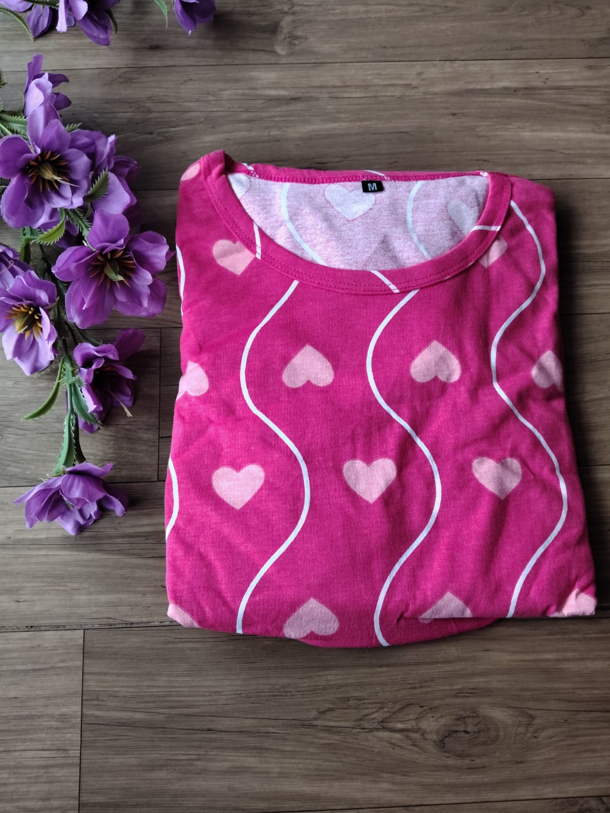 PINK PEACH HEART ZIPLESS GOWN-36