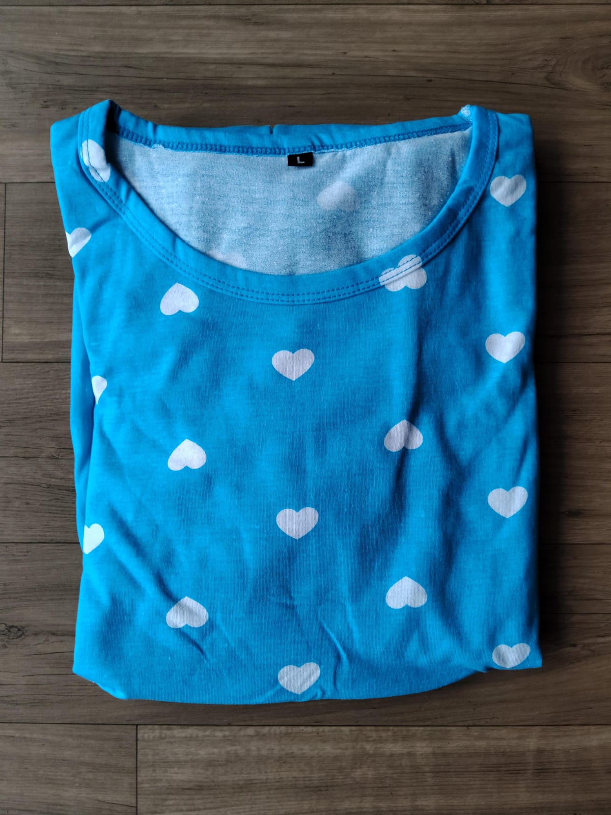 SKY BLUE HEART ZIPLESS GOWN-FG-37