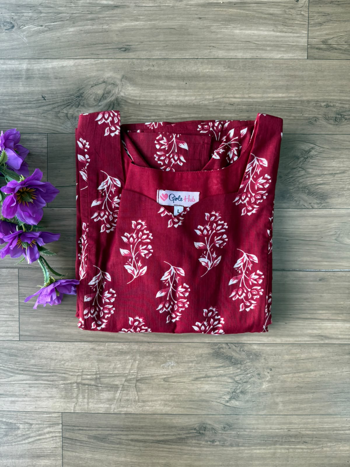 DARK RED FLOWERS-SK-14(PRE ORDER)